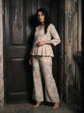 chikoo floral peplum co ord set front relaxed