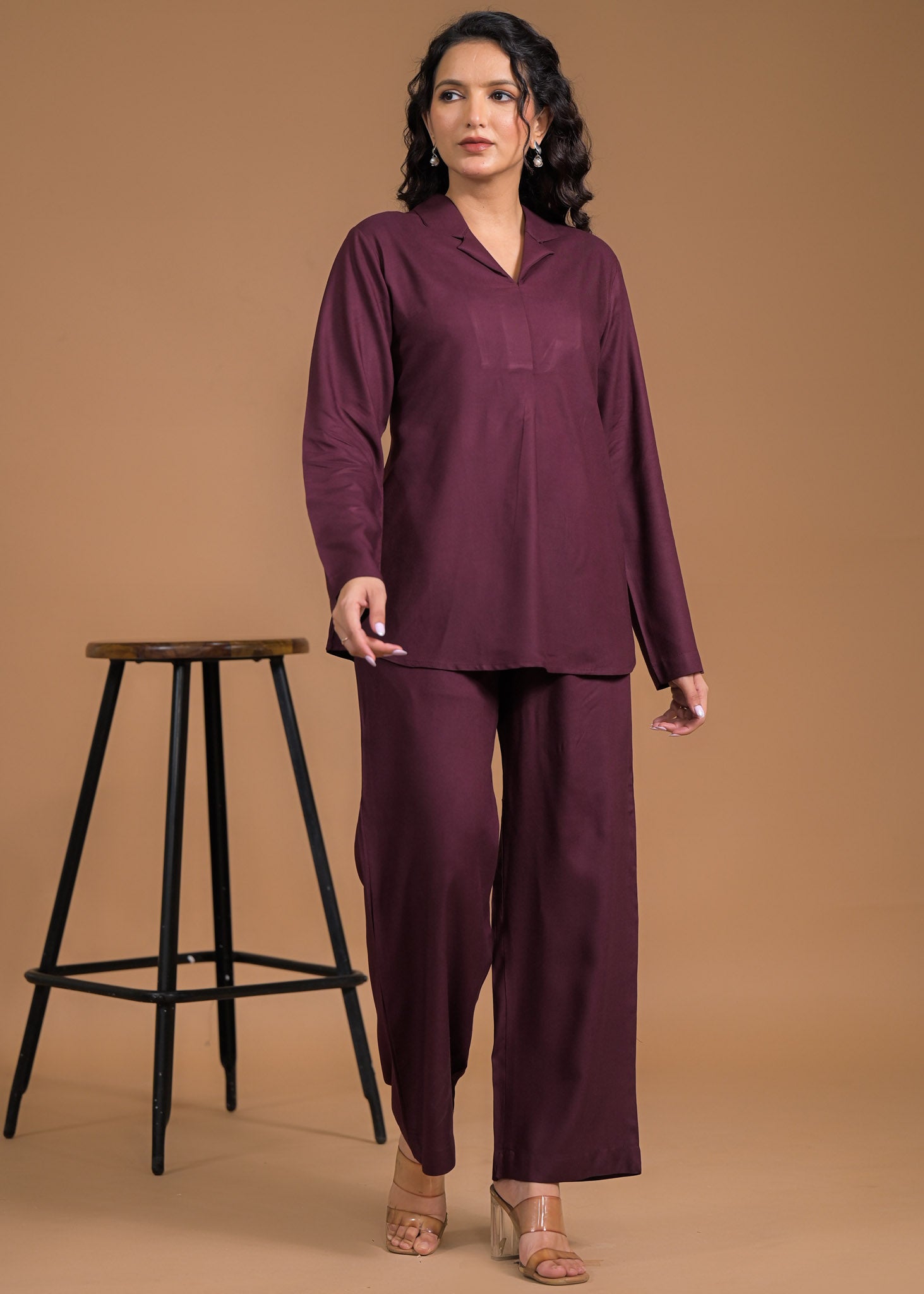 Travel Wear Pure Viscose Coord Set