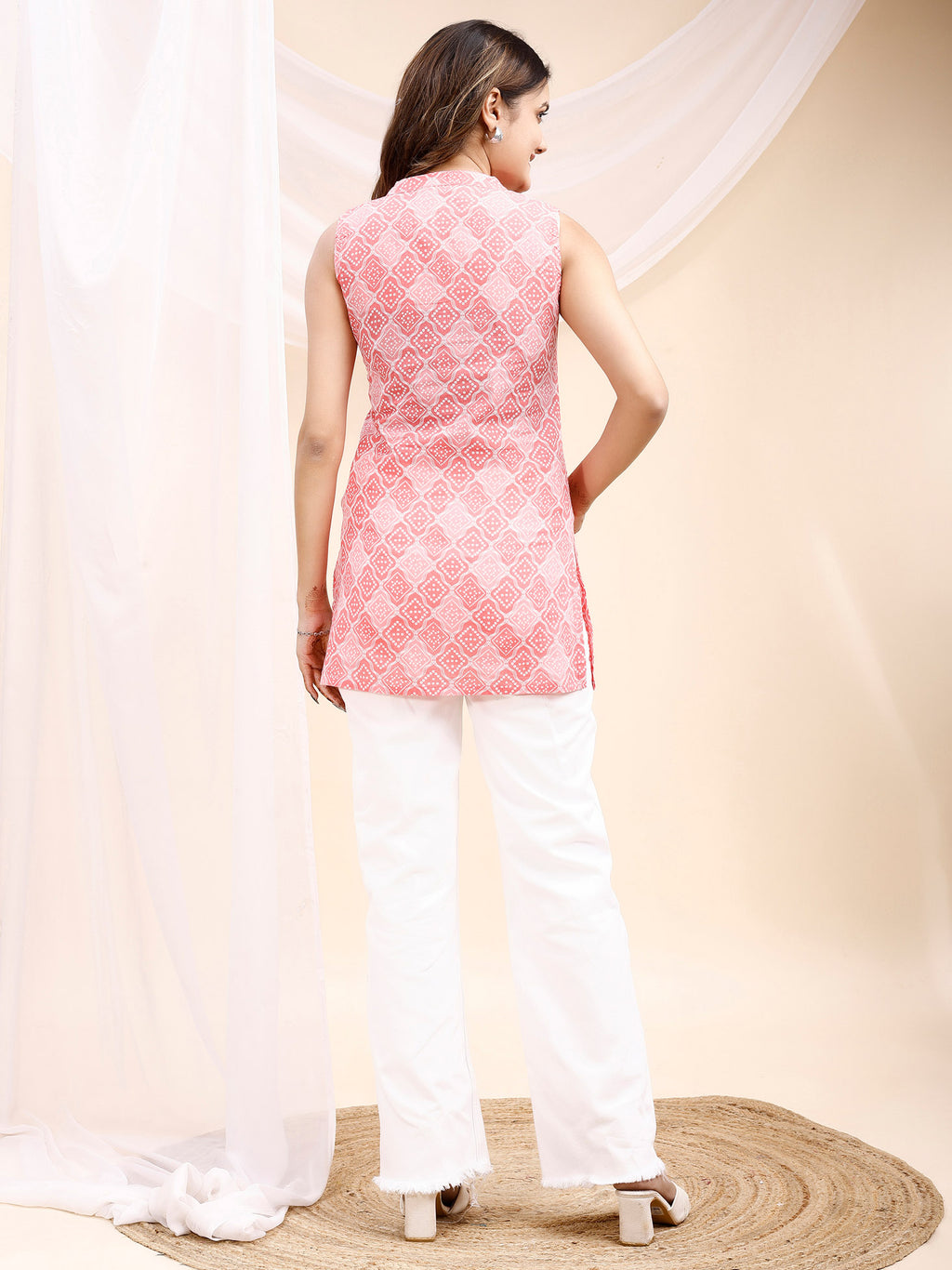 Cotton Pink Kurti 3