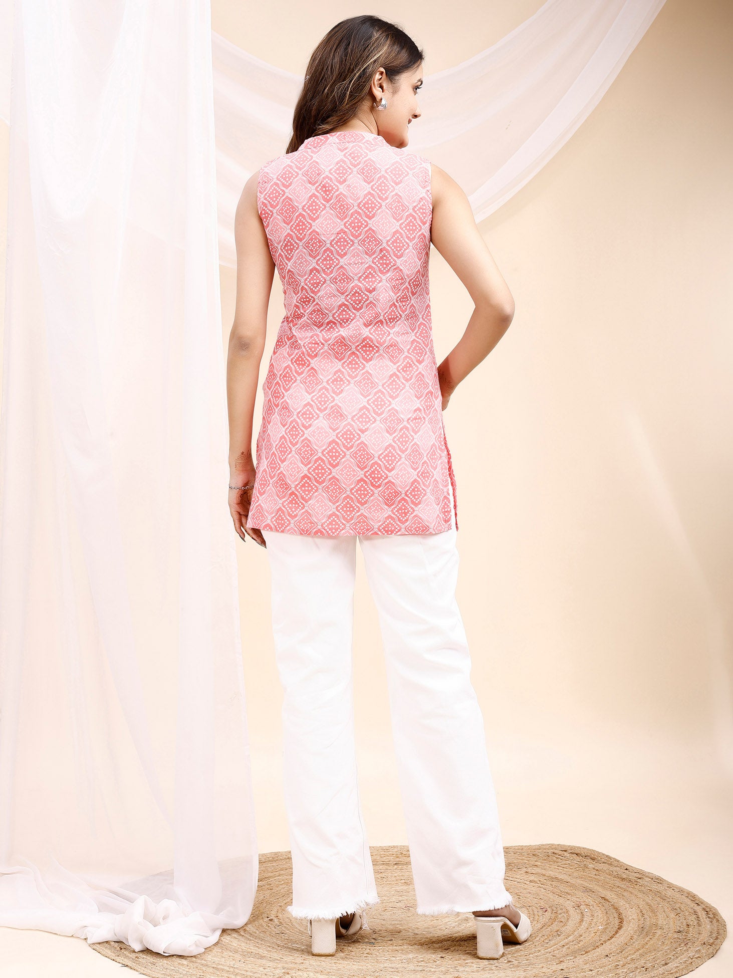 Cotton Pink Kurti 3