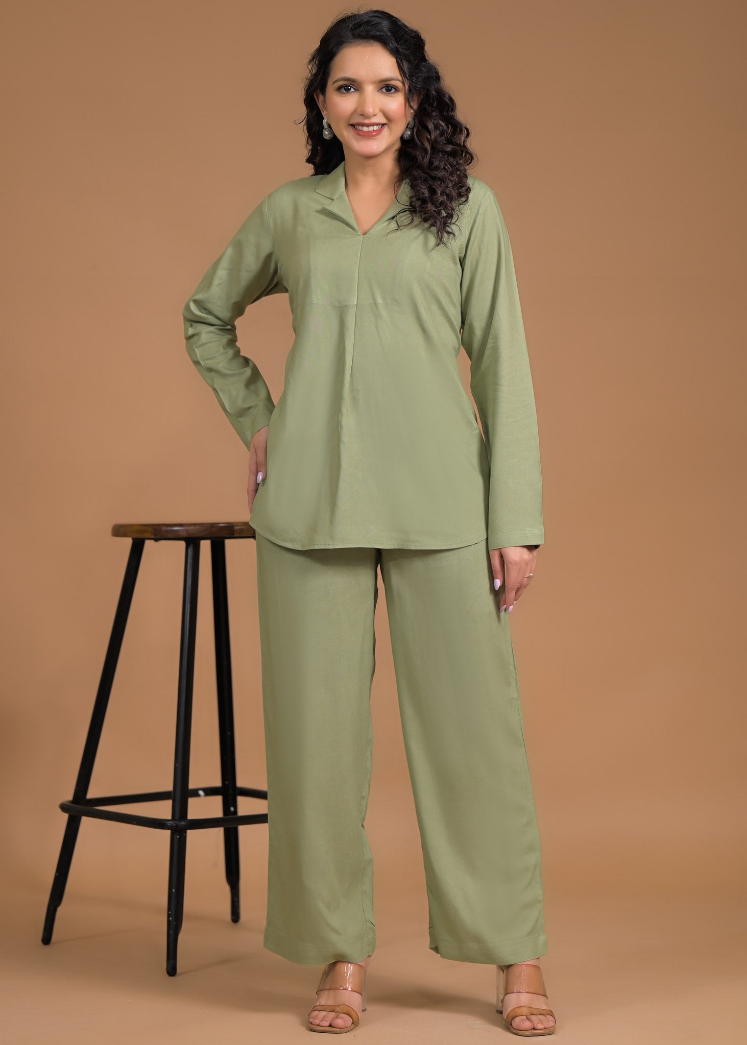 Travel Wear Pure Viscose Coord Set