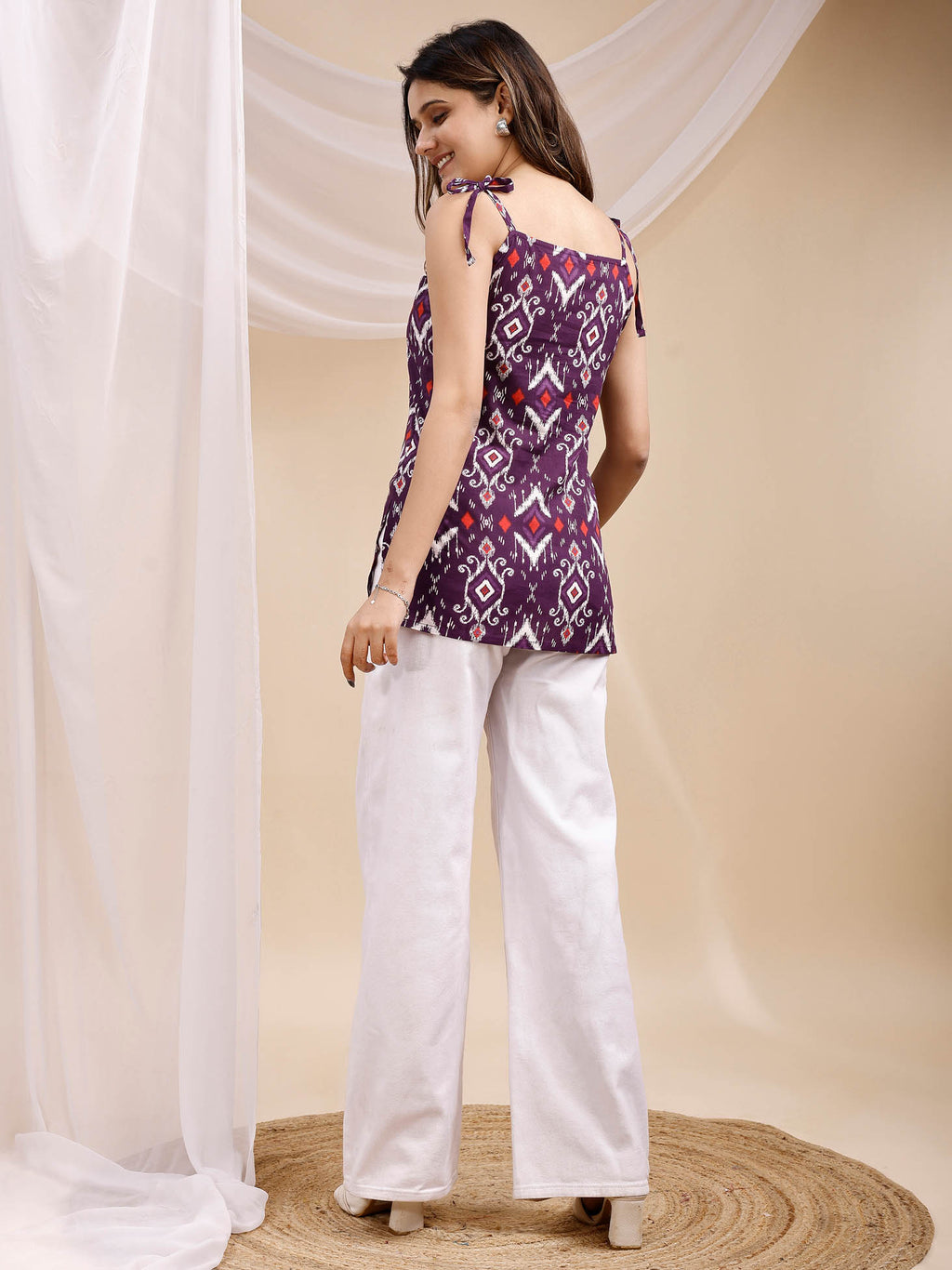 Cotton Purple Kurti 3