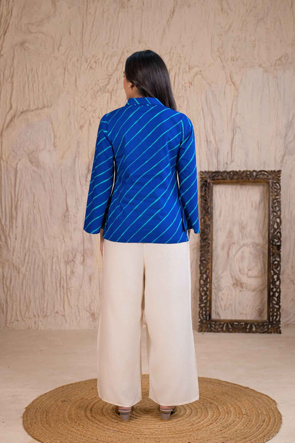 Pure Cotton Blue Kurti 4