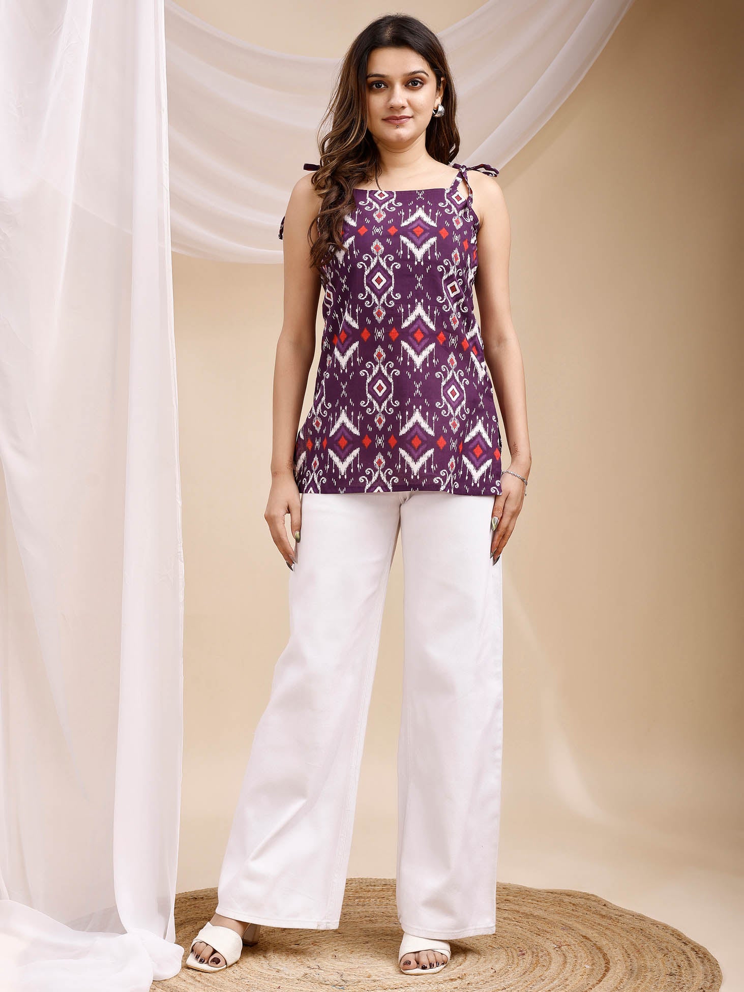 Cotton Purple Kurti 6